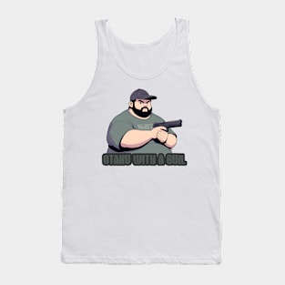 Tactical Fatman Otaku Tank Top